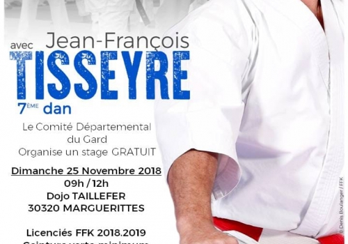 Stage Karaté - Jean-François Tisseyre - 25 novembre 2018